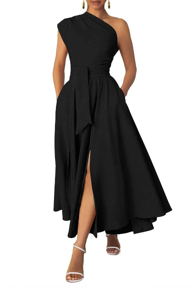 A-Line Midi Chiffon Formal Evening Dresses B0F9W7T7RT - COCOMELODY